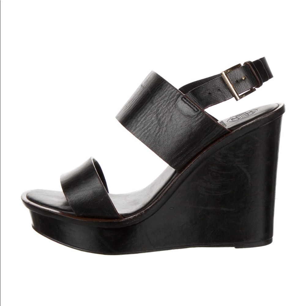 Sold Tory Burch Slingback Platform wedge Sandal - Picture 2 of 5